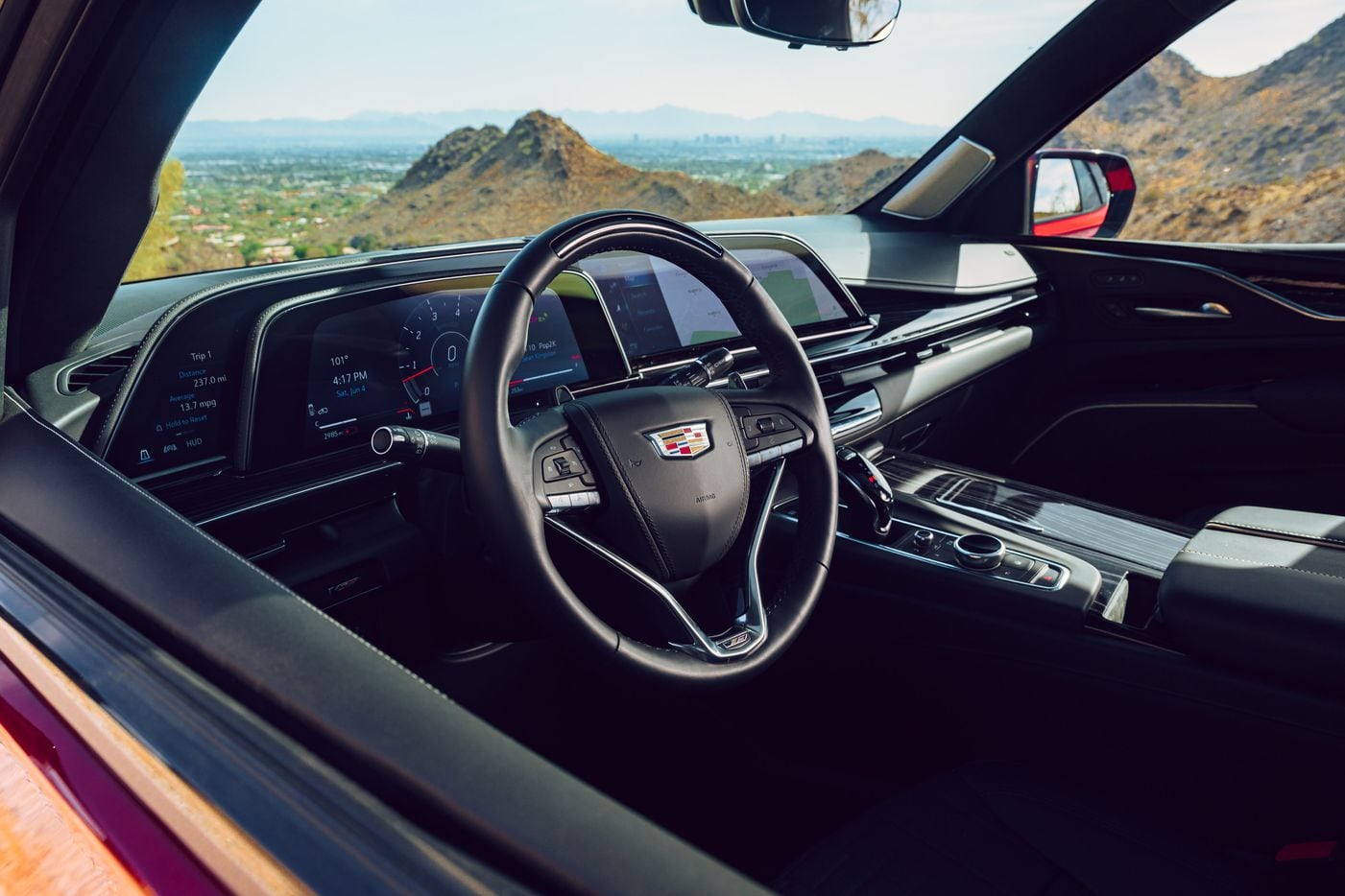 The 2023 Cadillac Escalade-V, made at GM's Arlington, Texas, assembly plant.
Shot from the...