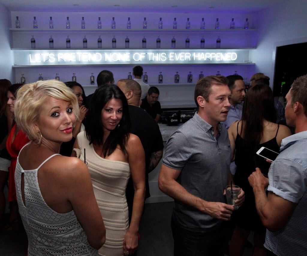 Guests drink and dance at TBD Lounge in Dallas, TX, on Jul. 11, 2015. (Jason Janik/Special Contributor)