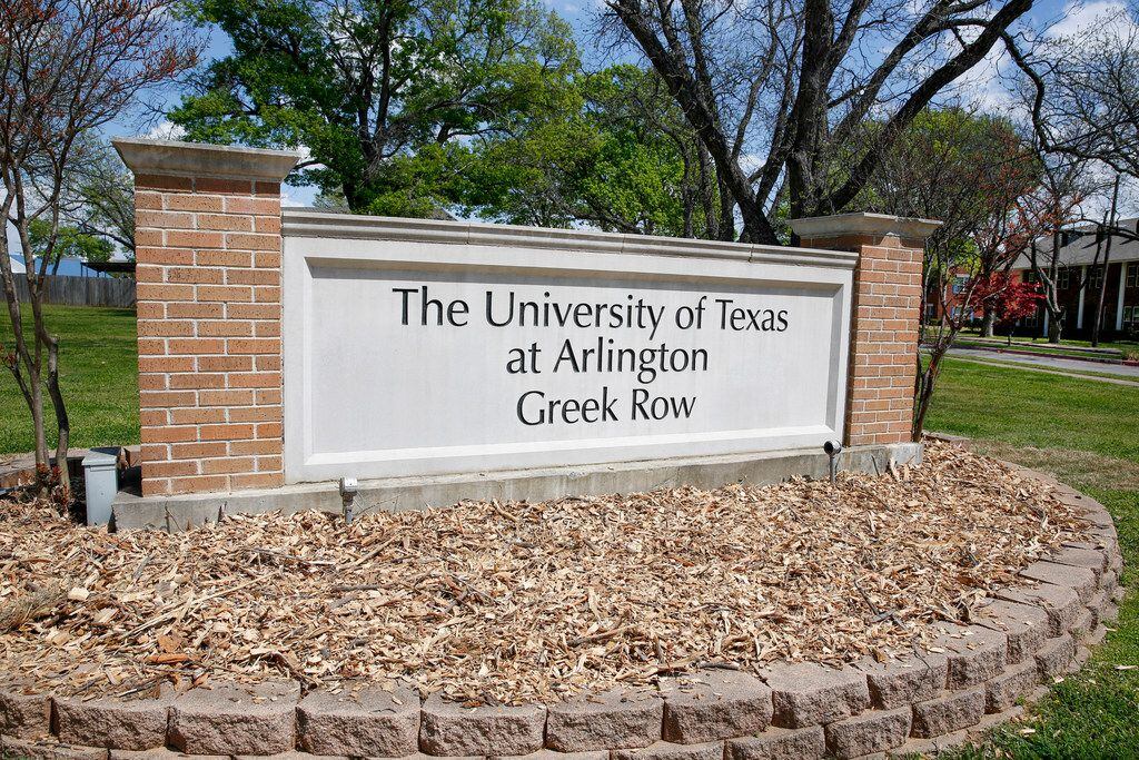 Greek Row at the University of Texas Arlington. Most Greek life was shut down after...