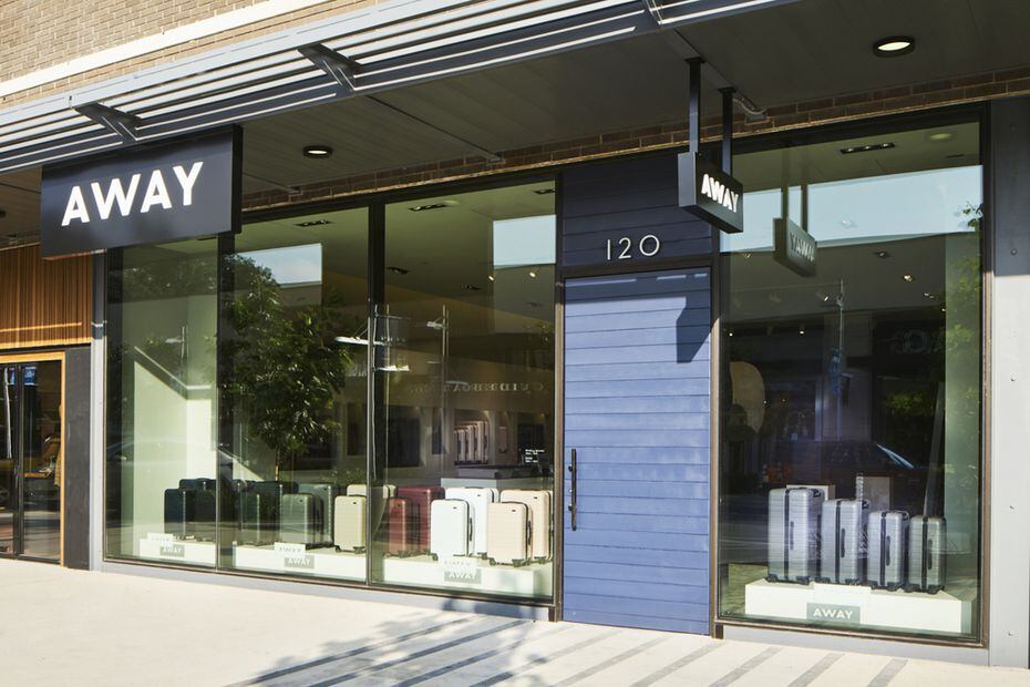 Luggage maker Away opened its first Texas store in Austin's Domain Northside in 2017.
