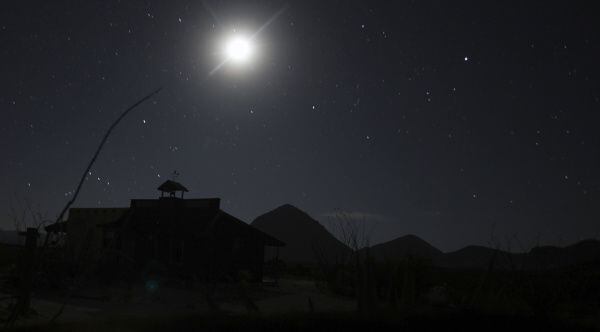 The night sky over Ten Bits Ranch bed and breakfast near Big Bend National Park is perfect...