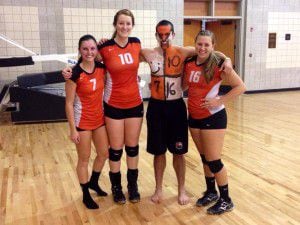  Before every game played by the Hendrix College womenâs volleyball team, Charlie shows...