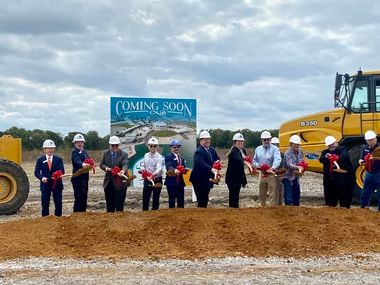 Representatives from Huffines Communities and Mesquite city leaders broke ground Wednesday on Solterra, a 1,500-acre planned community that will add more than 3,000 home to the southeastern sector of the city.
