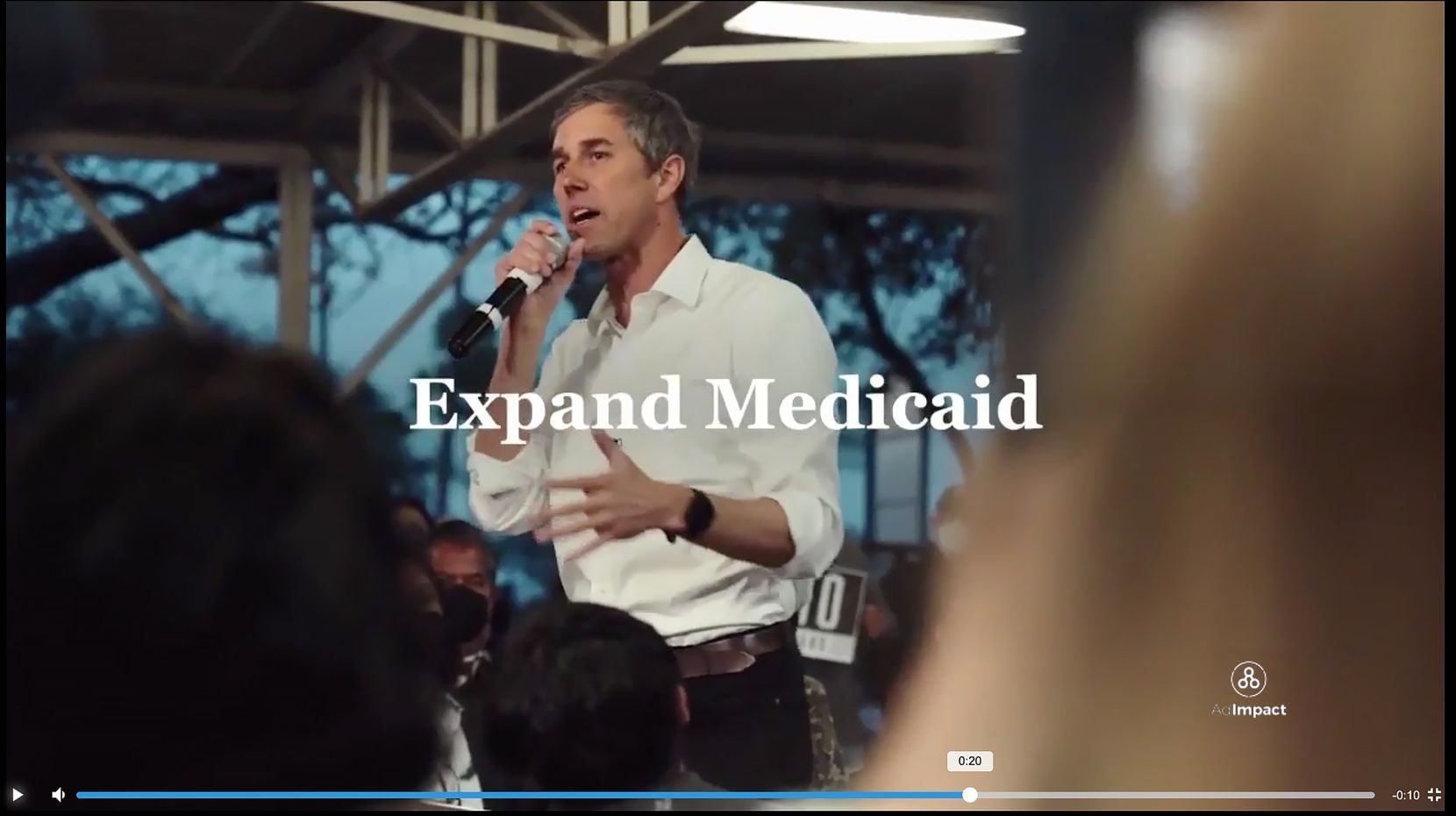 In Beto O'Rourke's 30-second spot "Health Above Politics," a Houston trauma surgeon bemoans...