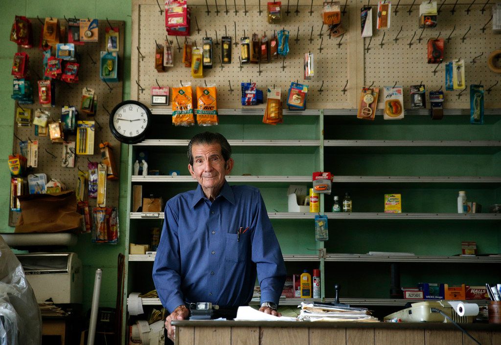 Charlie Villasana, a longtime Little Mexico resident, still goes to his store every day Monday through Friday.