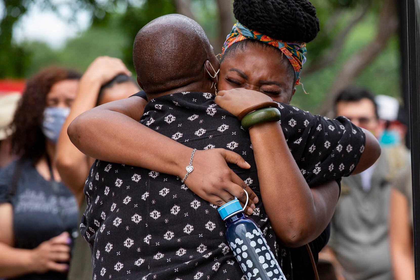 Hundreds Gather Peacefully in St. Cloud to Remember George Floyd