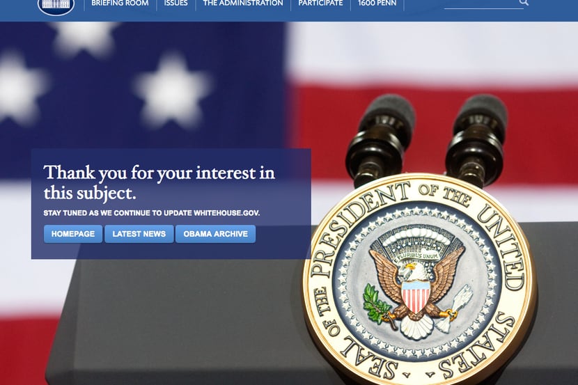 Página de la Casa Blanca bajo la dirección WhiteHouse.gov/espanol
