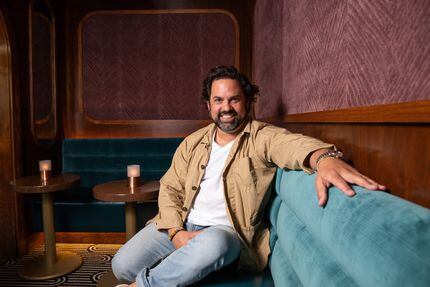 Owner Greg Katz sits in the best room in Clifton Club: a side booth with views of all the...