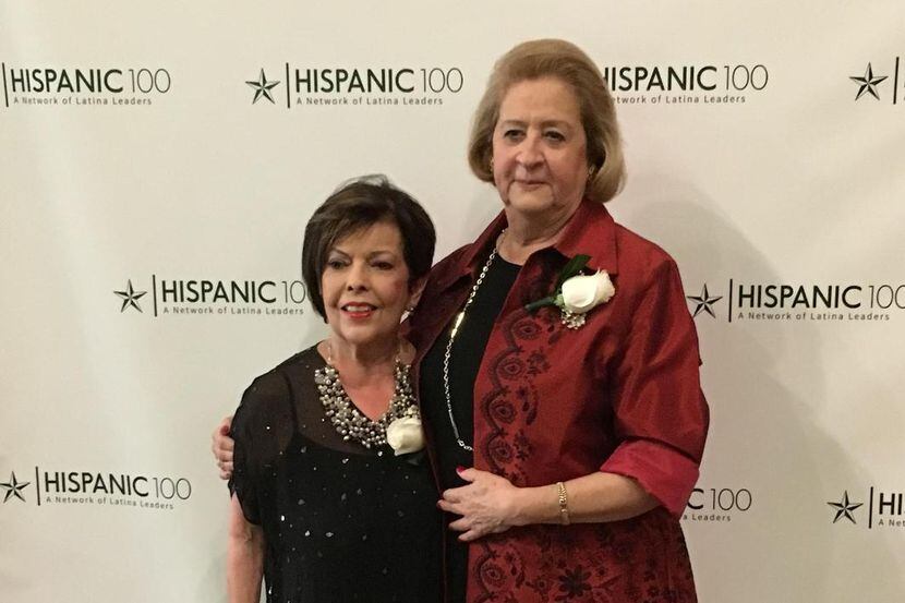 Delia Reyes y Bertha Outler dos de las fundadoras de Hispanic 100. La organizacion de...