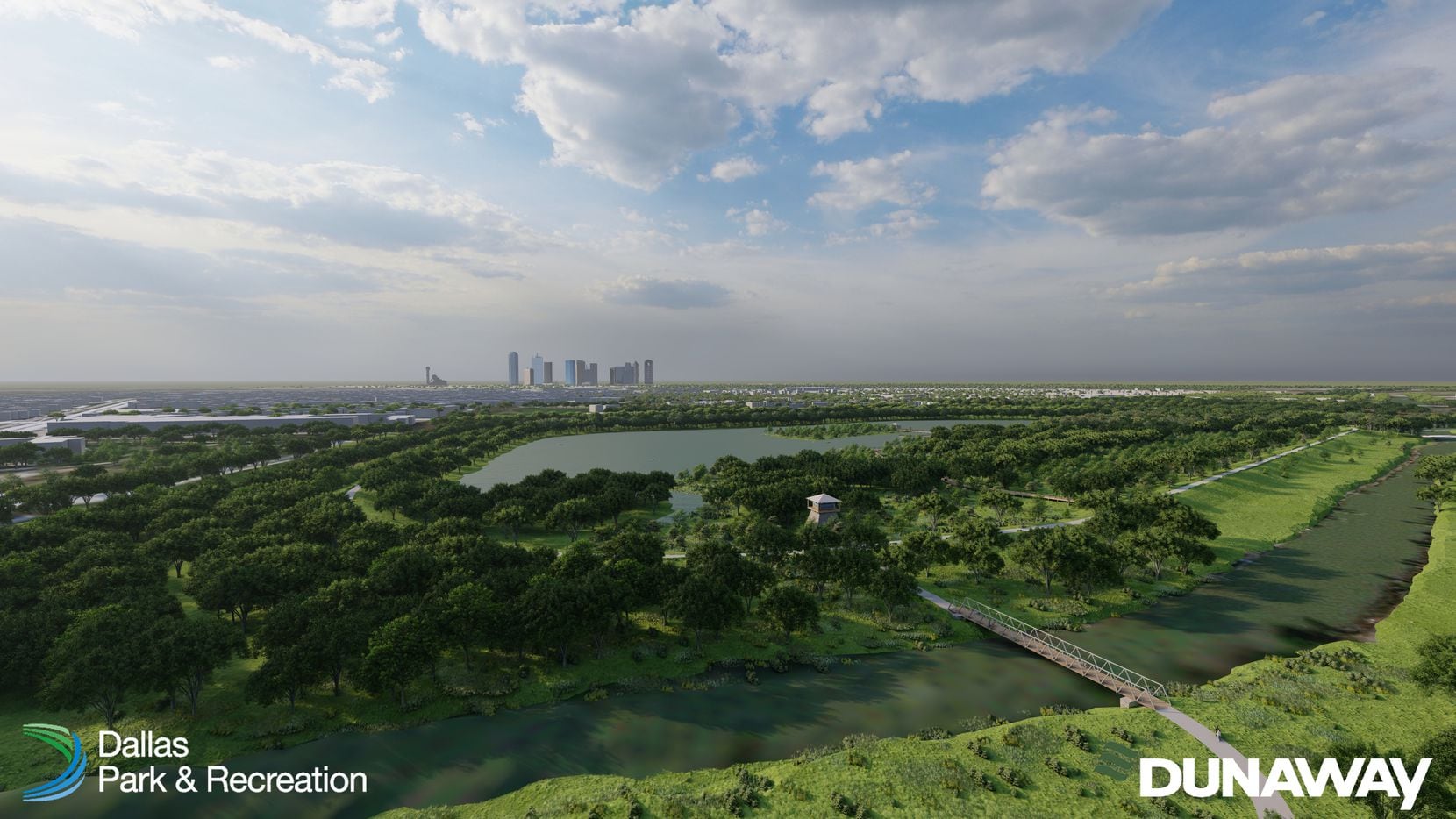 This conceptional drawing provides a sense of the potential for the land and lake recently...