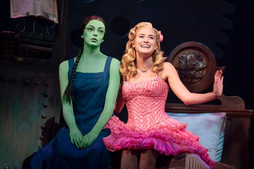Talia Suskauer and Allison Bailey in the North American tour of "Wicked," which ended its...