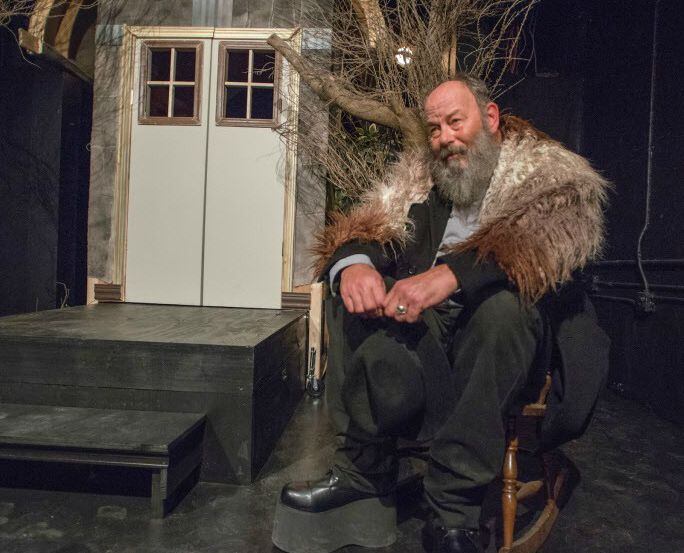 Matthew Posey performs in "Dr. Bobaganush," a new play written and directed by Posey for...