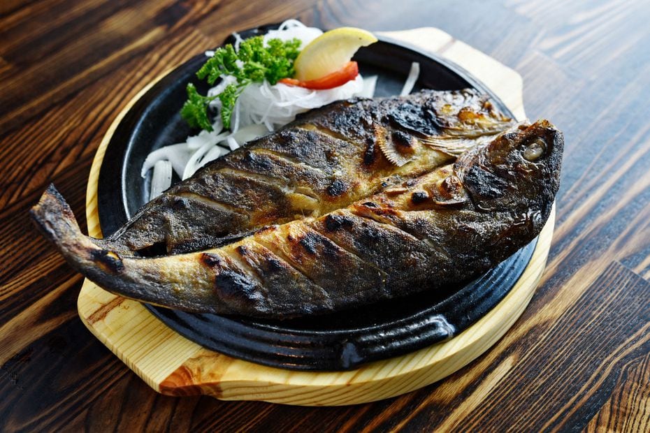Atka mackerel is one of the whole-fish dishes at BCD Tofu House in Carrollton.