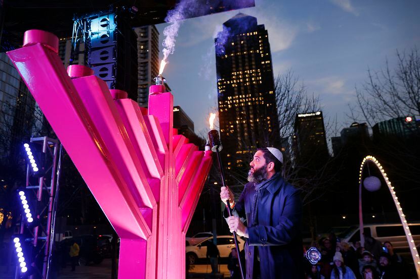 An Intown Chabad event at Klyde Warren Park on Dec. 10 will include Hanukkah treats, music,...