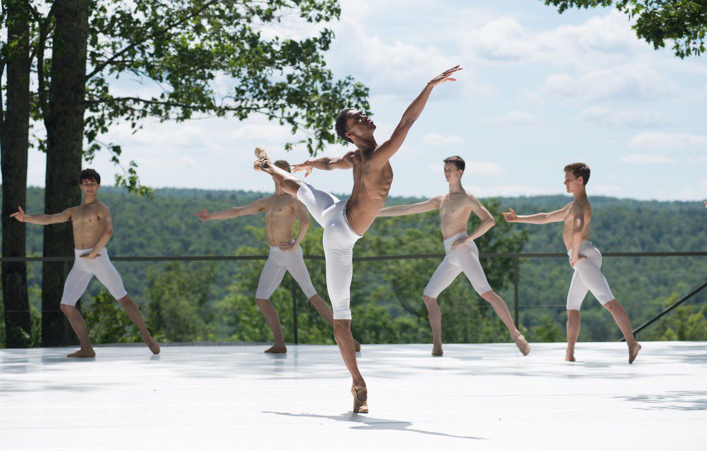 My'Kal Stromile performed at the 2017 Jacob's Pillow Dance Festival.