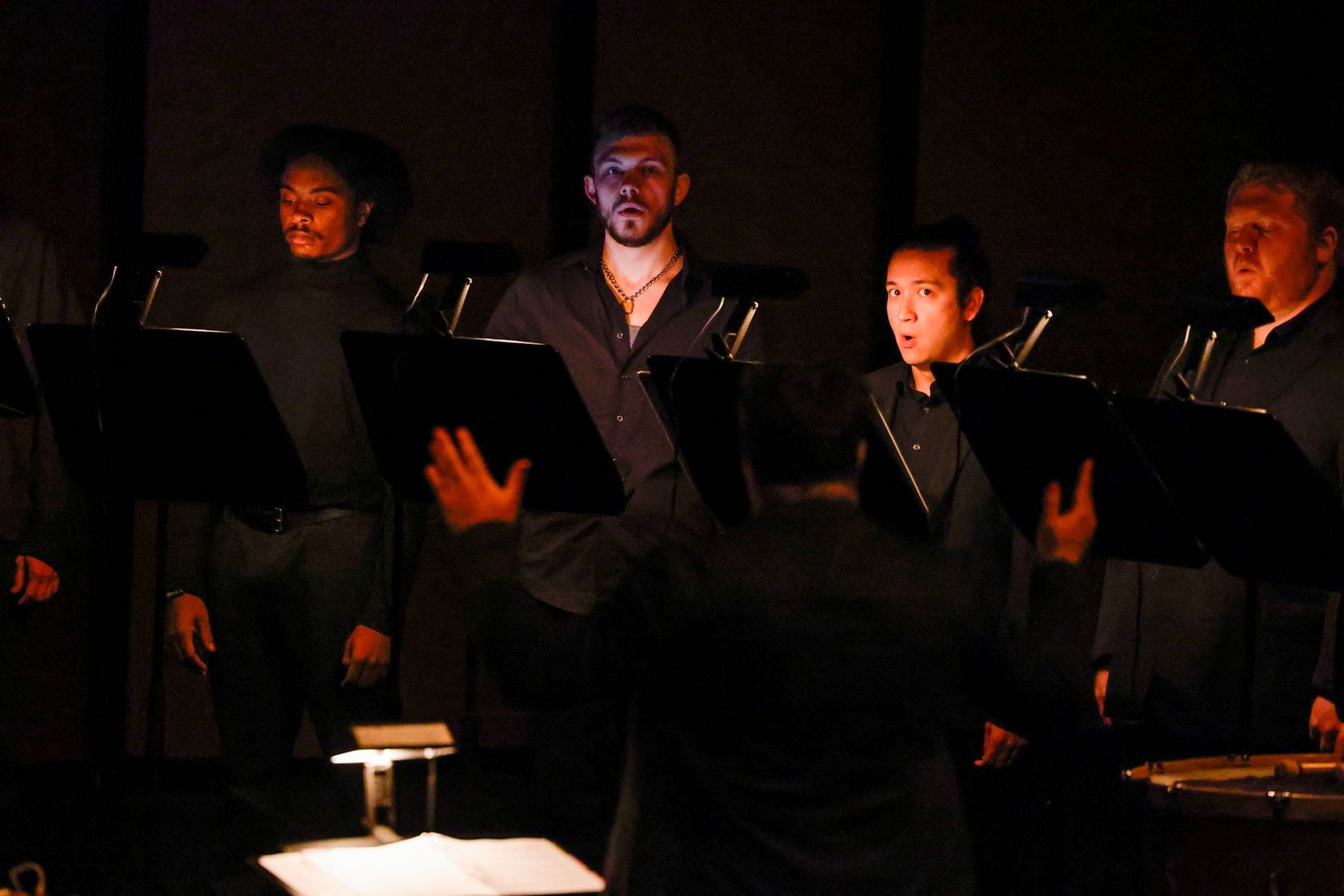 Artistic director Sam Brukhman leads the Verdigris Ensemble in concert at the Moody...