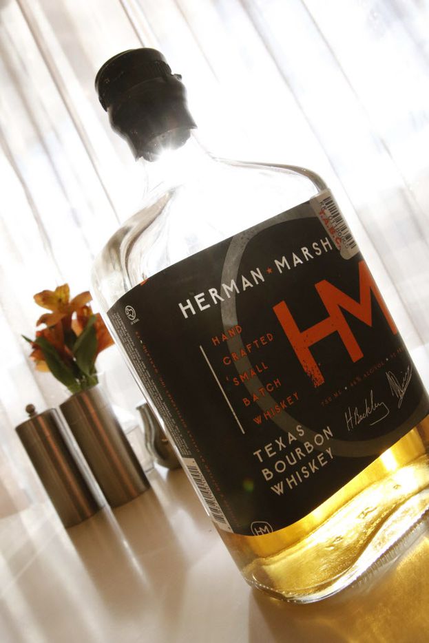 Herman Marsh Texas Bourbon is among the popular brands carried in the bar.