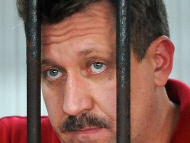 In this file photo taken on March 08, 2008 Russian arms dealer Viktor Bout waits at a...