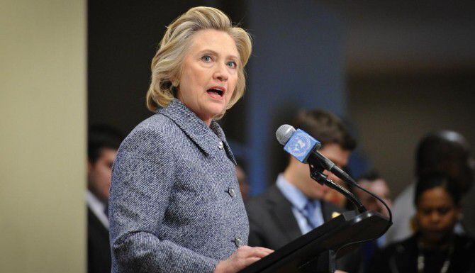 La ex secretaria de Estado Hillary Clinton dio una rueda de prensa para aclarar dudas sobre...