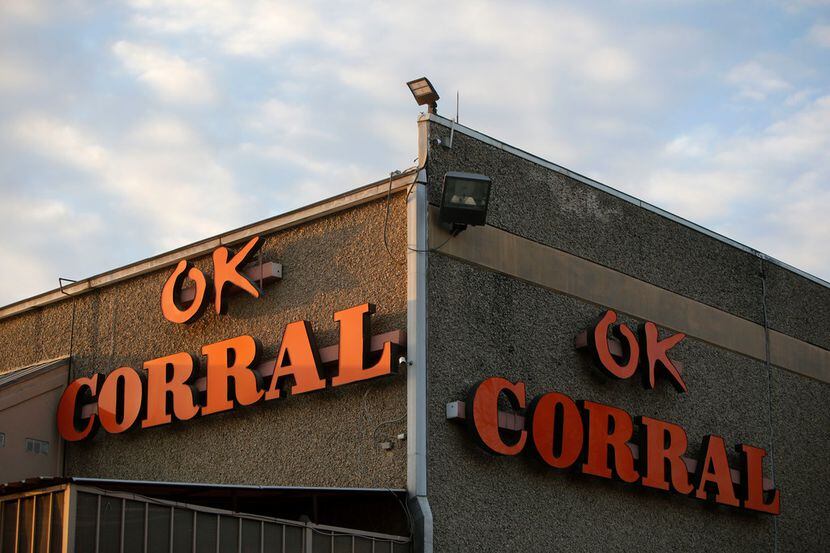 Exterior of Ok Corral in Dallas on Thursday, Dec. 7, 2017. 