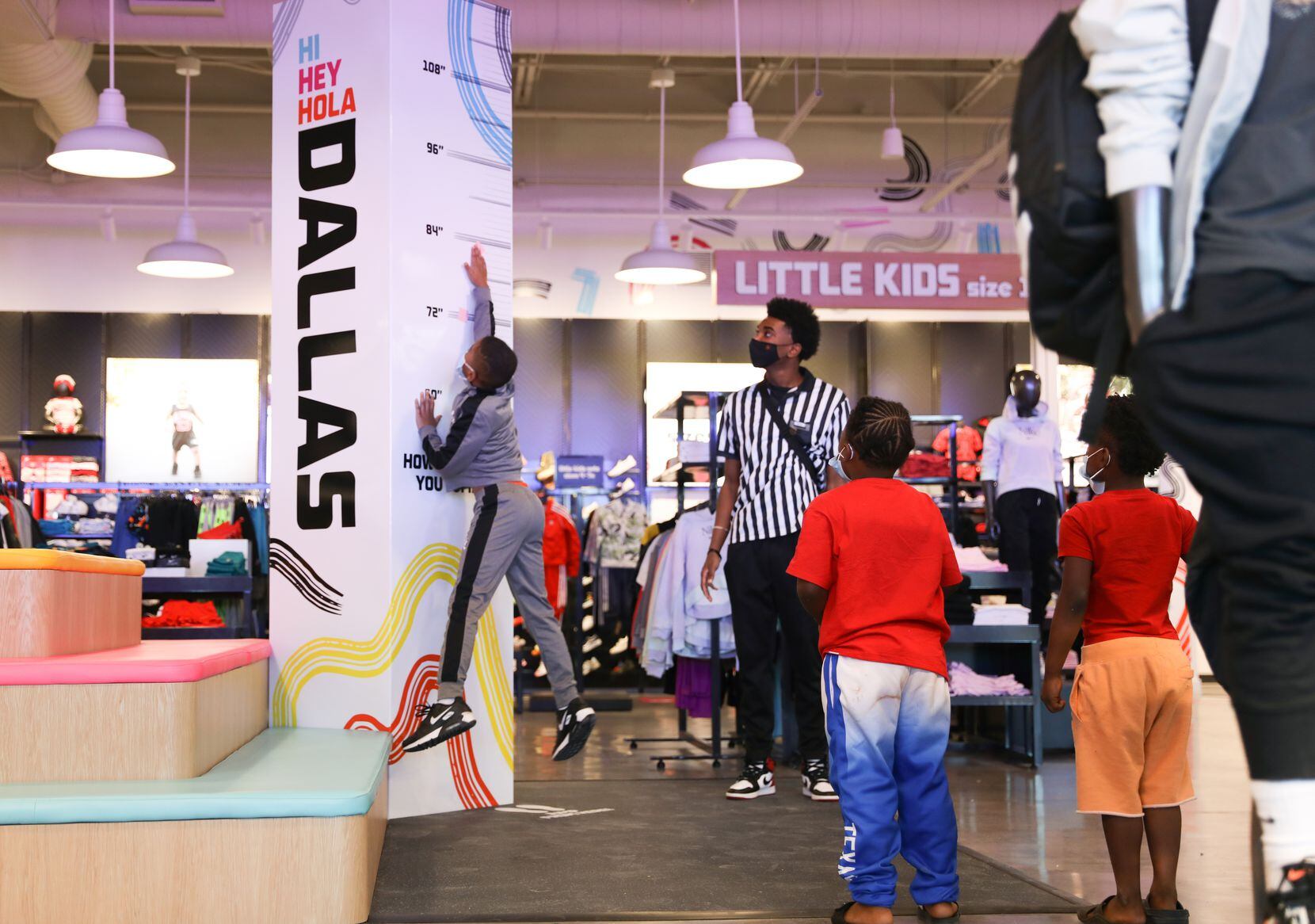 Kids Foot Locker with games and expanded merchandise opens at