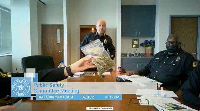 Una reunión virtual sobre los arrestos por marihuana en Dallas fue encabezada el lunes 8 de...