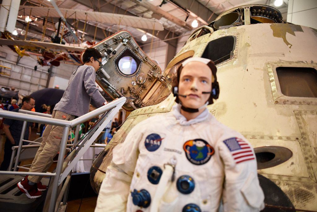 The Frontiers of Flight Museum collection includes the Apollo 7 Command Module. 