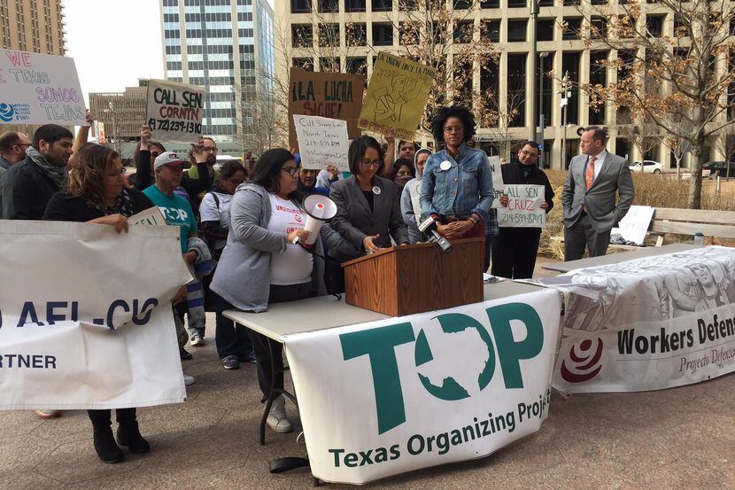 Proyecto Defensa Laboral y Texas Organizing Project pidieron que quienes se oponen a las...