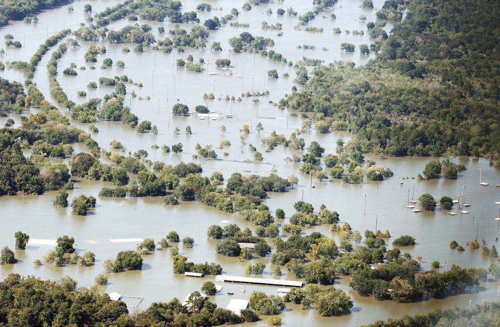 Houston area under water more than a week after Hurricane Harvery hit the area on Wednesday,...