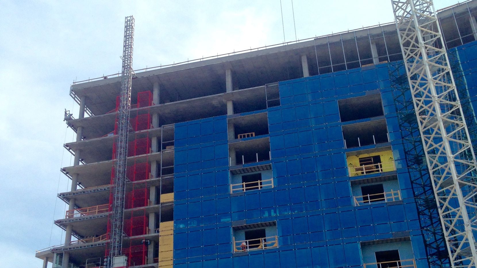 The Ventana by Buckner senior living high-rise will have about 200 apartments plus skilled...