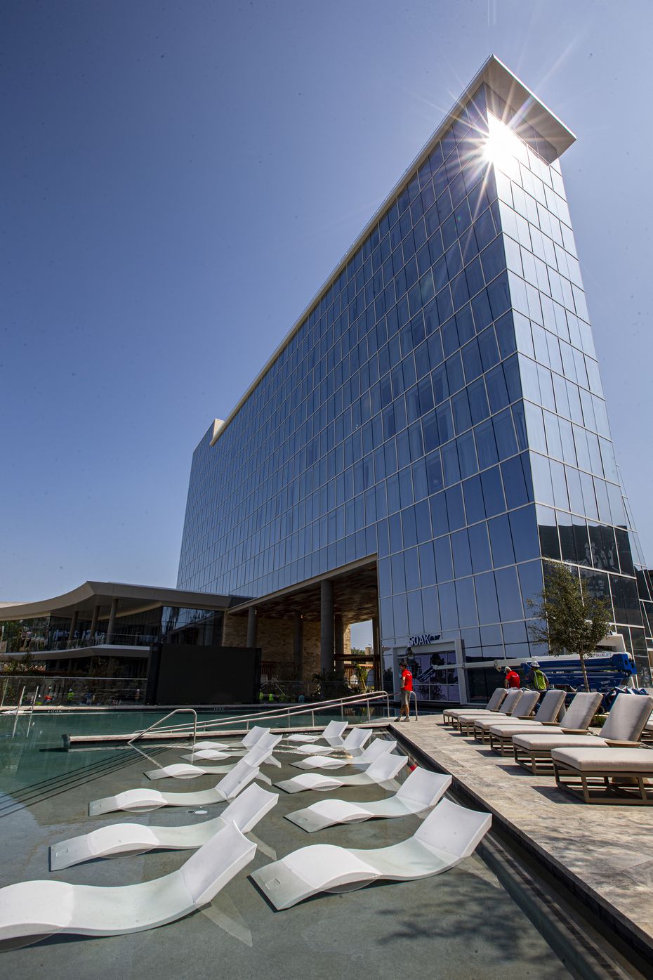 The Live! by Loews hotel in Arlington is located close to AT&T Stadium in Arlington, where...