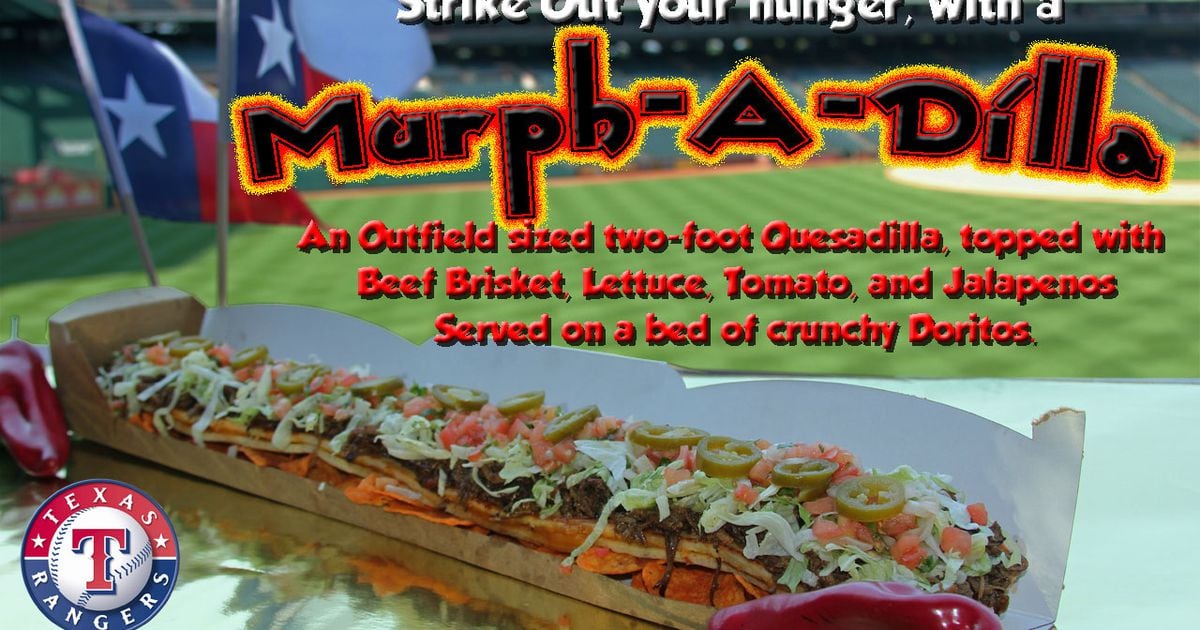 Rangers' new post-season food includes $32, 2-foot hot dog with nachos on  top