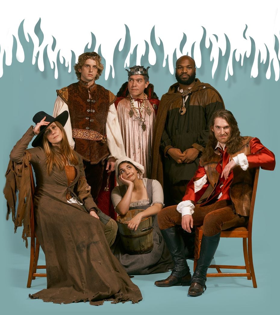 The cast of Stage West's production of "Witch."