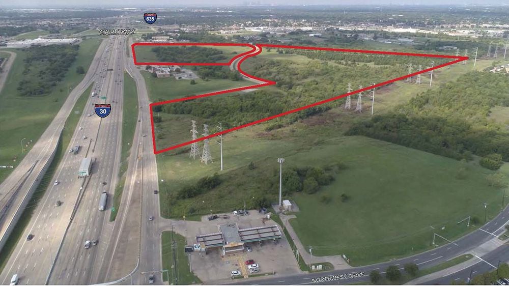 The 80-acre industrial park is planned near the intersection of LBJ Freeway and I-30.