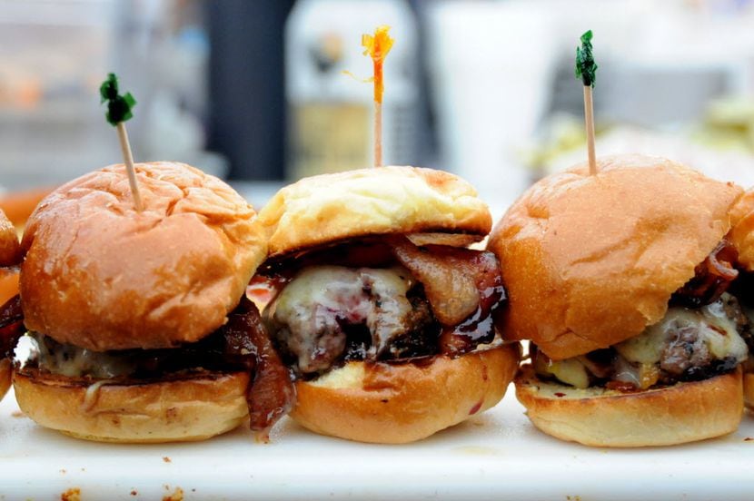 The Whiskey burger from Rodeo Goat was served at a food festival in Dallas-Fort Worth a few...