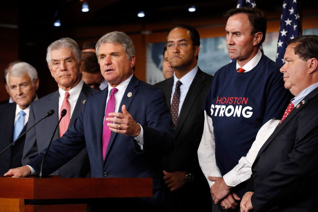 Rep. Michael McCaul, R-Austin, spoke with other members of Texas' congressional delegation...