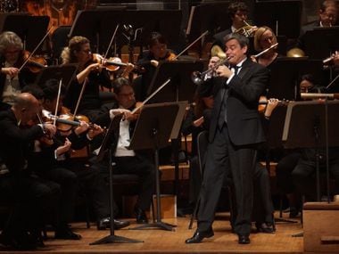 Dallas Symphony Orchestra Principal Trumpet Ryan Anthony performs with the orchestra at the Meyerson Symphony Center.