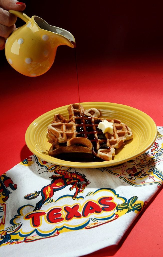 Salmon Waffles, Dash Mini Waffle Maker