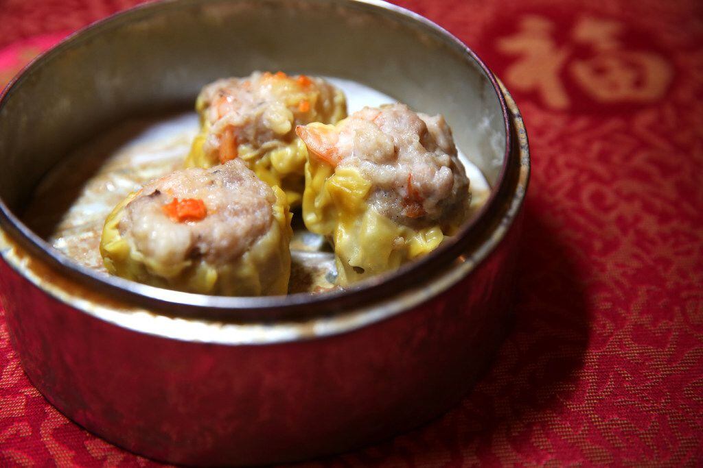 Shu mai — steamed pork-and-shrimp dumplings — at Kirin Court. Shu mai always involve pork,...
