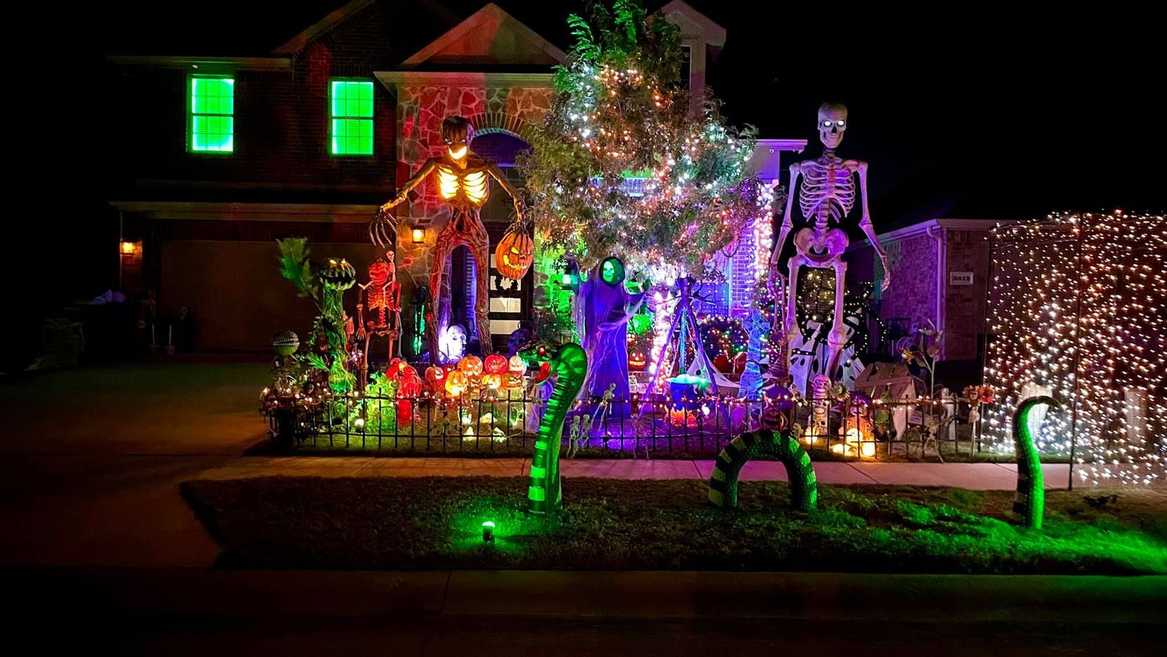 The Burkman Holiday Home is located at 3809 Hazelhurst Dr. in Frisco. Last year's...
