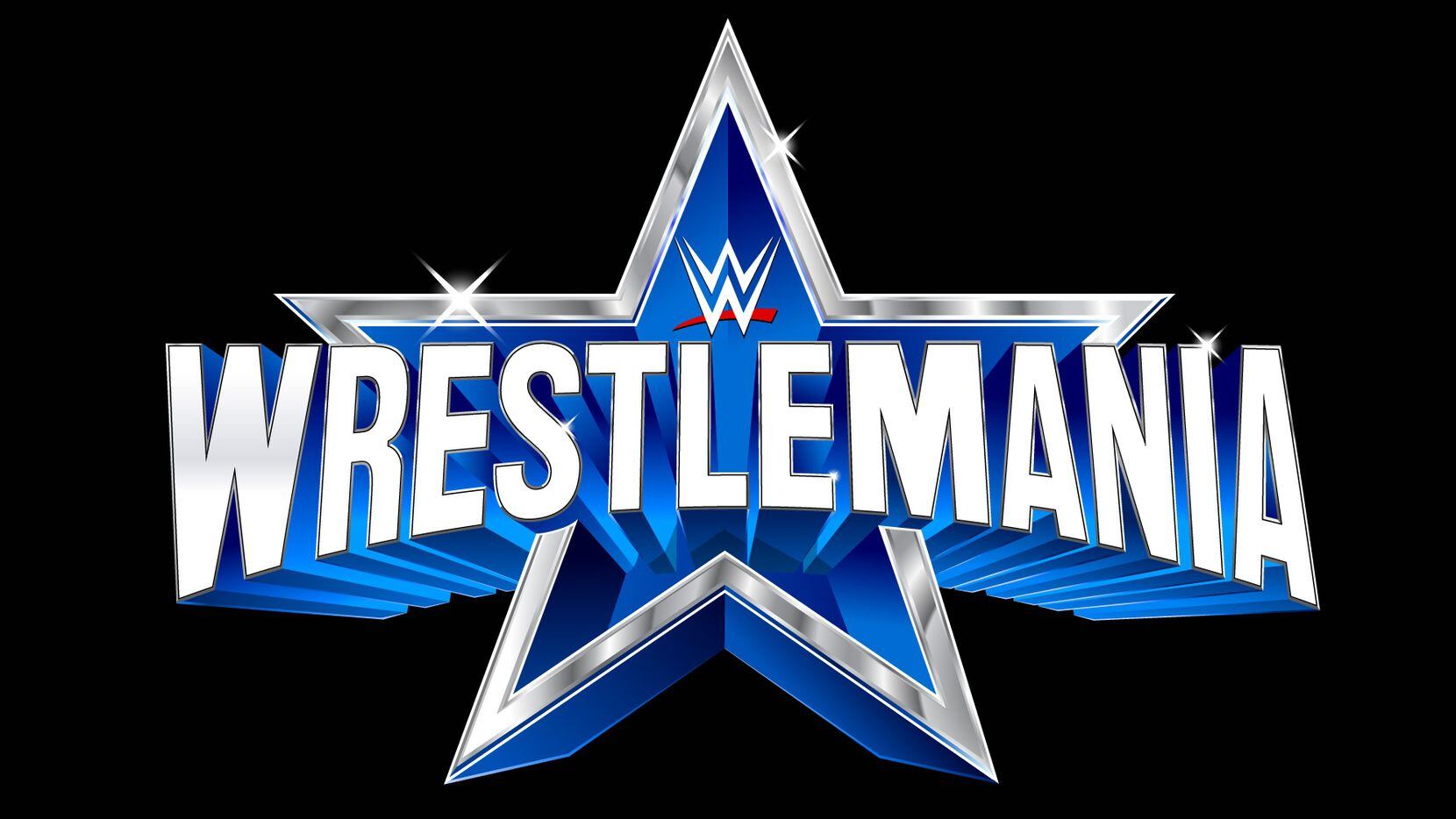 A sneak peek at WWE's WrestleMania 38 logo.