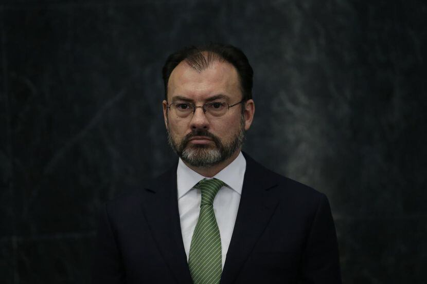 El nuevo secretario de Relaciones Exteriores de México Luis Videgaray. (AP/MARCO UGARTE)
