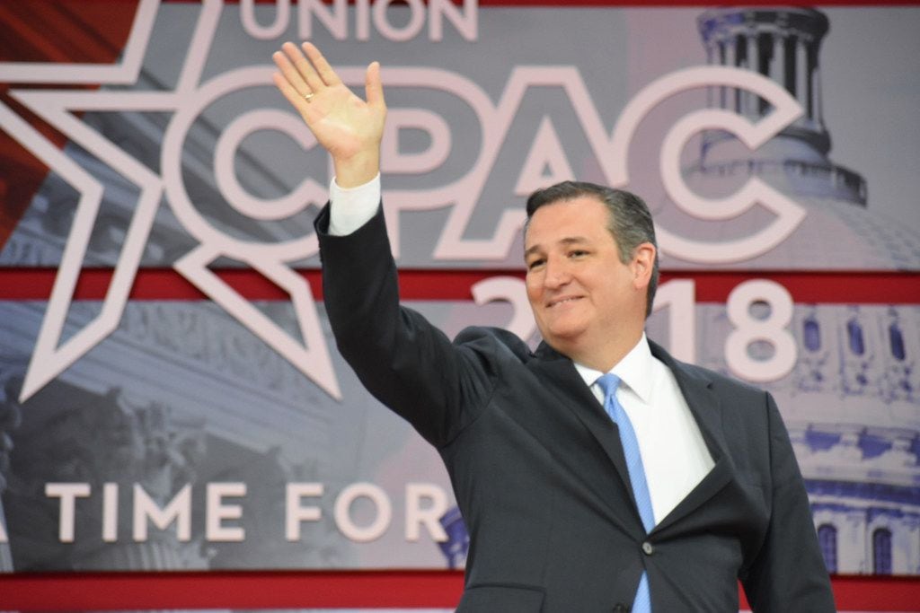 Sen. Ted Cruz spoke at the Conservative Political Action Conference in February. 