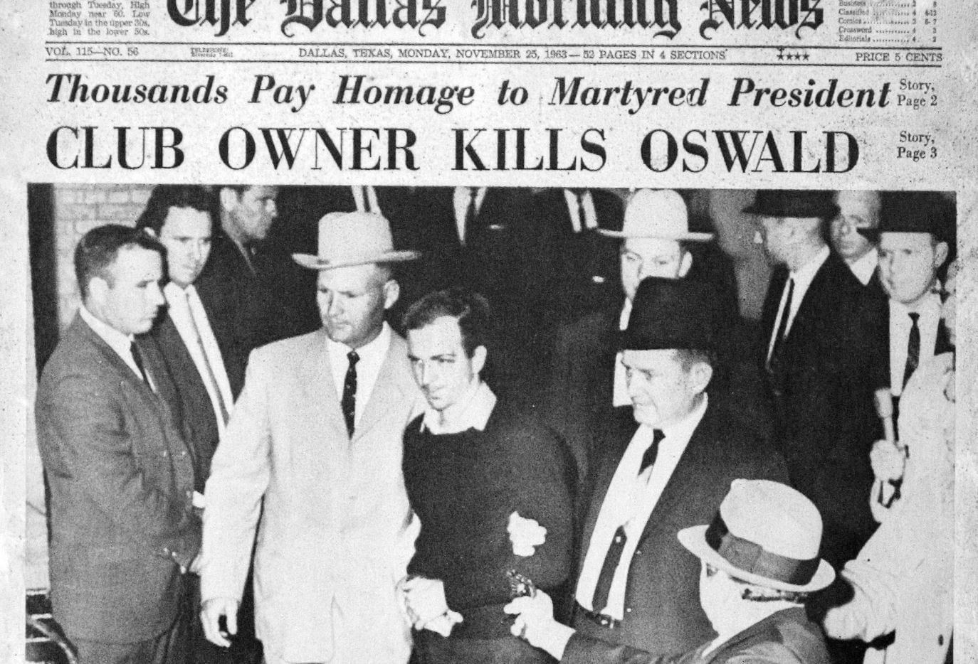 Photographer snapped Oswald's murder a hair too soon, lost Pulitzer, place  in history to rival