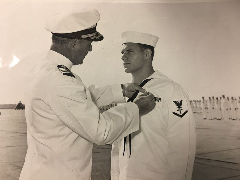 Mike Kuklenski, a Navy hospital corpsman, received the Silver Star for gallantry at Naval...