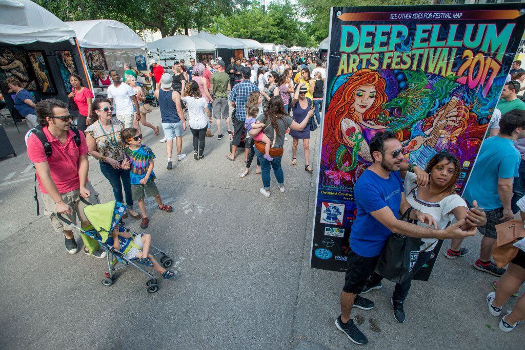 Deep Ellum Arts Festival over the years