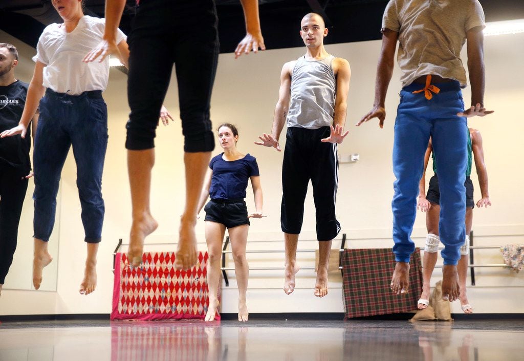 Dark Circles Contemporary Dance rehearses artistic director Joshua L. Peugh's Aladdin,...