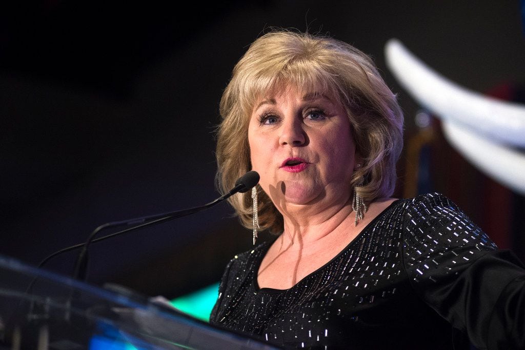 Texas State Senator Jane Nelson spoke to the crowd at the Lincoln Reagan Dinner on Saturday,...