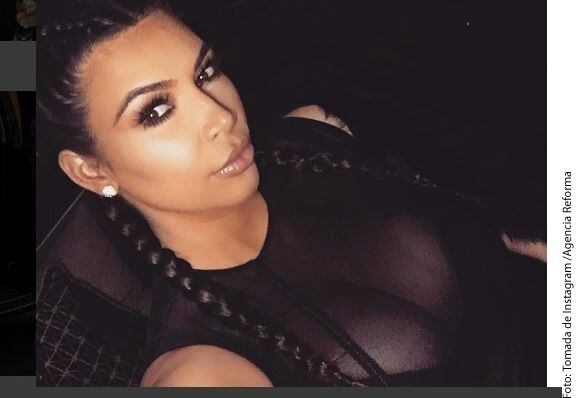 Kim Kardashian habló sobre su problema de psoriasis. AGENCIA REFORMA 
