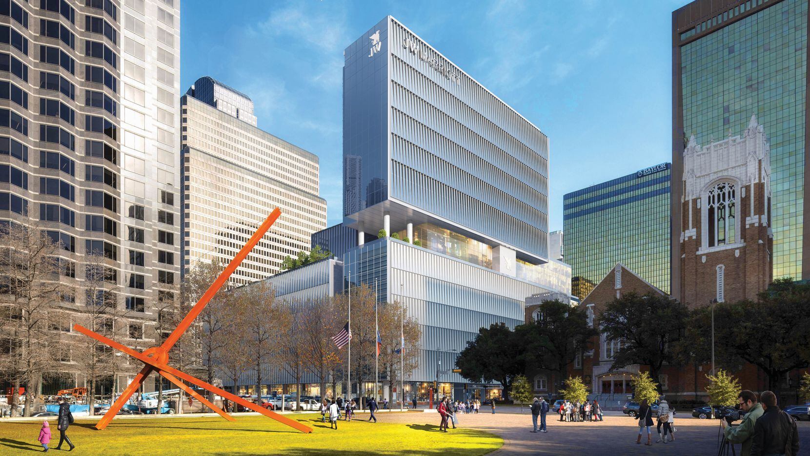 The Moon Group's new hotel will be across from the Dallas Museum of Art.